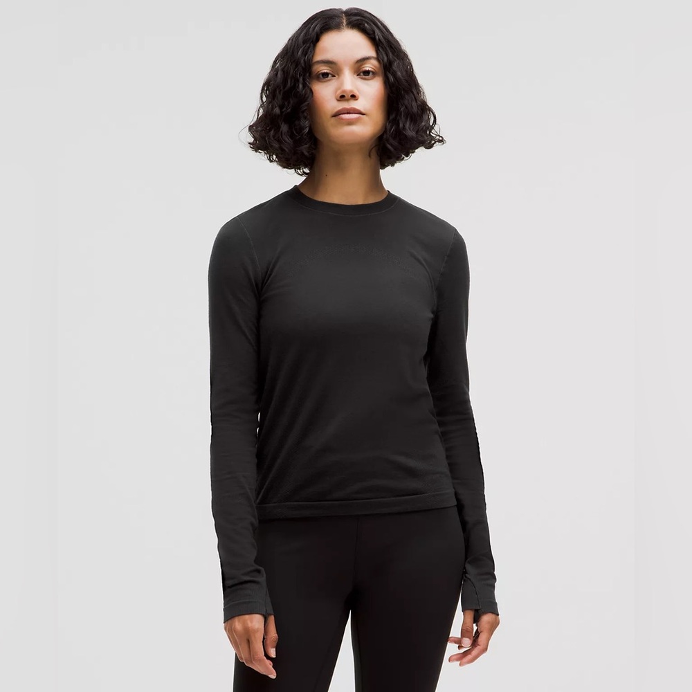 Lululemon Swiftly Wool Long Sleeve XXS Black